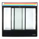 True GDM-69-HC-LD 78 1/8" GDM Series Three Section Glass Door Merchandiser - (3) Sliding Doors, Black, 115v thumbnail 6