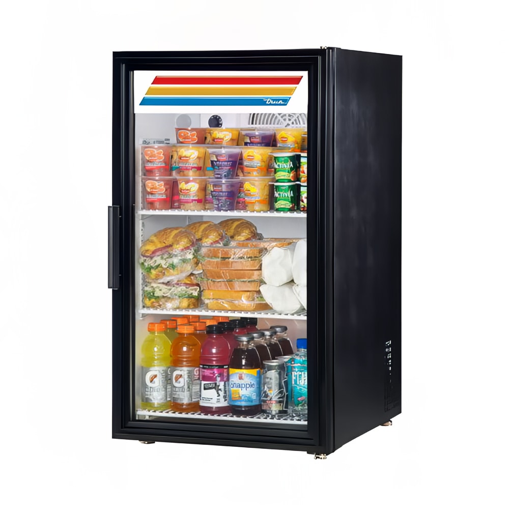True GDM-06-34-HC~TSL01 20" Countertop Refrigerator w/ Front Access - Swing Door, Black, 115v