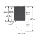 True GDM-06-34-HC~TSL01 20" Countertop Refrigerator w/ Front Access - Swing Door, Black, 115v thumbnail 2