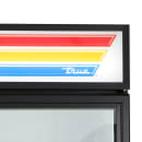 True GDM-72-HC~TSL01 78 1/8" GDM Series Three Section Glass Door Merchandiser - (3) Left/Right Hinge Doors, Black, 115v thumbnail 6