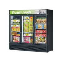 True GDM-72F-HC~TSL01 78" Three Section Display Freezer w/ Swing Doors - Bottom Mount Compressor, White, 115v thumbnail 5
