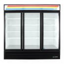 True GDM-72F-HC~TSL01 78" Three Section Display Freezer w/ Swing Doors - Bottom Mount Compressor, Black, 115v thumbnail 2