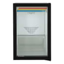 True GDM-07-HC~TSL01 24" Countertop Display Refrigerator w/ Front Access - Swing Door, Black, 115v thumbnail 2