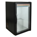 True GDM-07-HC~TSL01 24" Countertop Display Refrigerator w/ Front Access - Swing Door, Black, 115v thumbnail 3