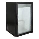 True GDM-07F-HC~TSL01 24 1/8" One Section Display Freezer w/ Swing Door - Rear Mount Compressor, Black, 115v thumbnail 3