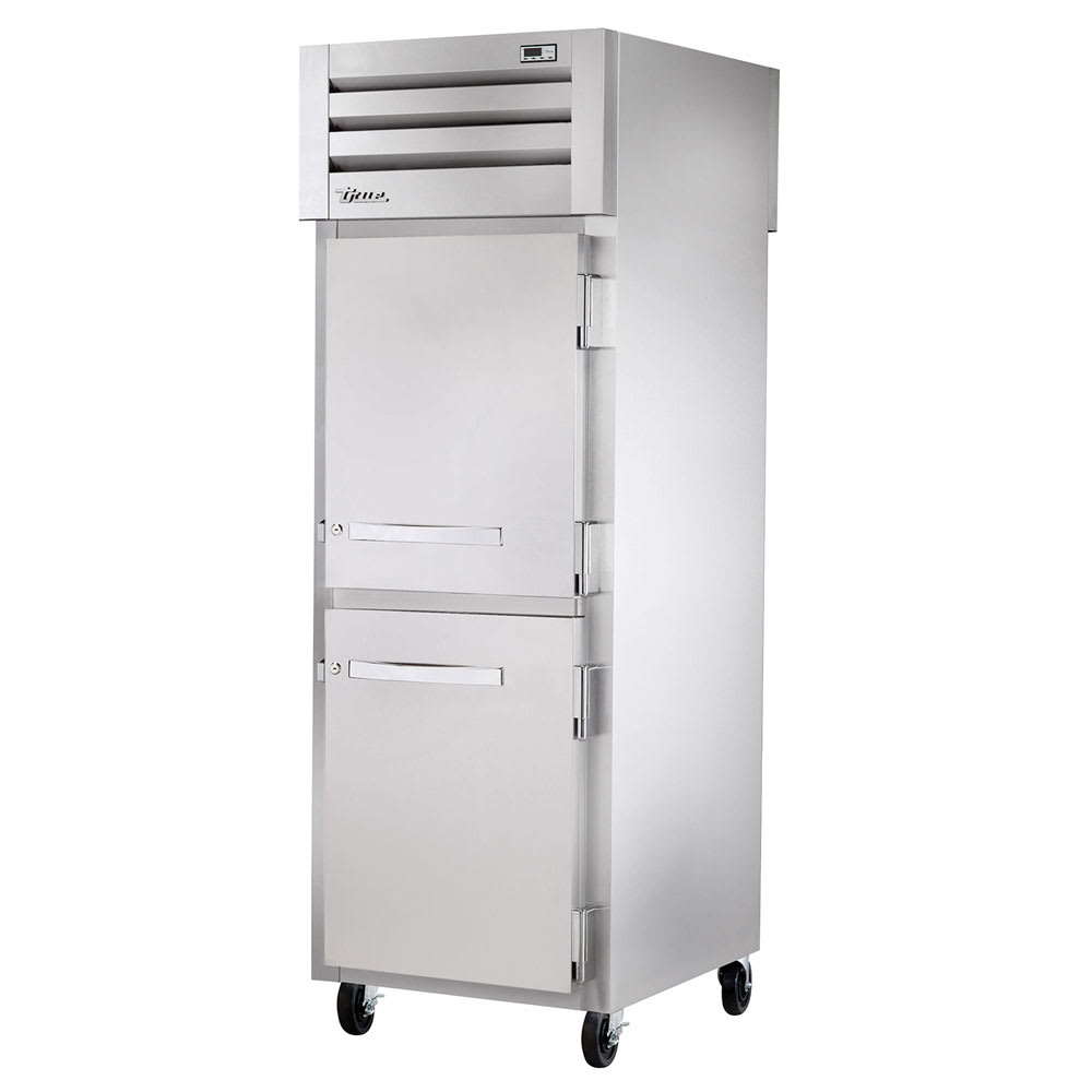 True STA1FPT-2HS-2HS-HC 27 1/2" SPEC SERIES® One Section Pass Thru Freezer, (4) Right Hinge Solid Doors, 115v