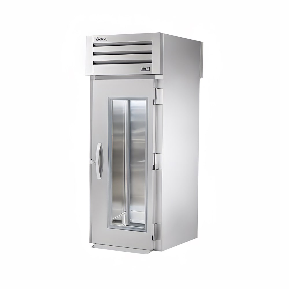 True STA1RRT-1G-1S-HC 35" One Section Roll Thru Refrigerator, (1) Glass Door, (1) Solid Door, 115v