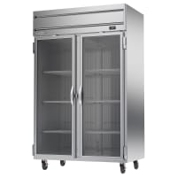 True STA2R-2G-HC 52 3/5" Two Section Reach In Refrigerator, (2) Left/Right Hinge Glass Doors, 115v thumbnail 2