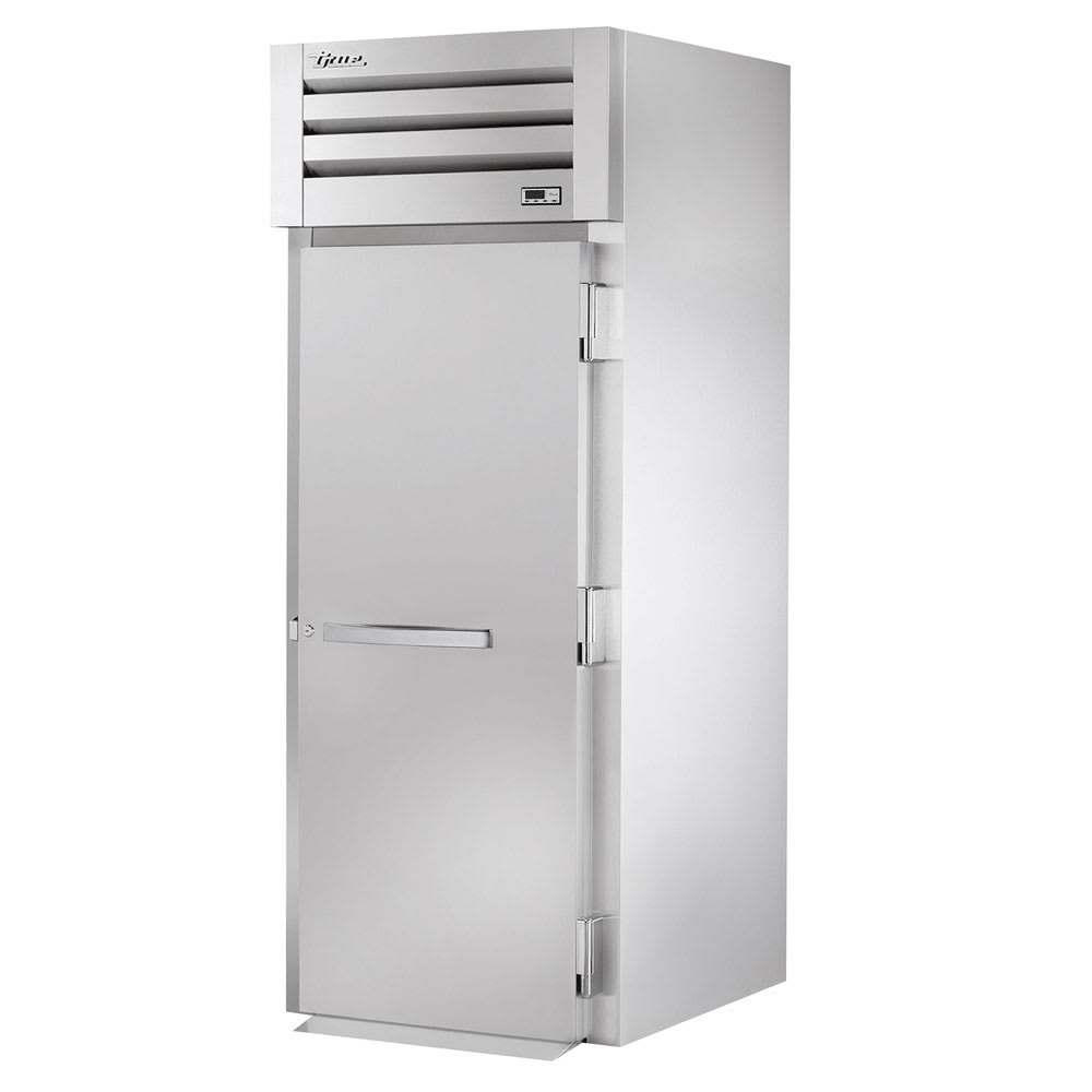 True STG1RRT89-1S-1S-HC 35" One Section Roll Thru Refrigerator, (2) Right Hinge Solid Door, 115v