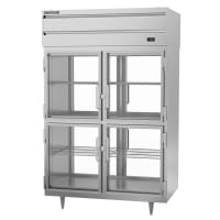 True STG2RPT-2G-2G-HC 52 3/5" Two Section Pass Thru Refrigerator, (4) Left/Right Hinge Glass Doors, 115v thumbnail 2