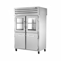 True STG2RPT-2HG/2HS-2G-HC 52 3/5" Two Section Pass Thru Refrigerator, (4) Glass Doors, (2) Solid Doors, Left/Right Hinge, 115v thumbnail 2