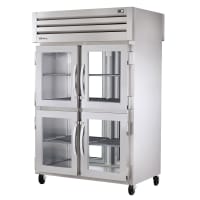 True STG2RPT-4HG-2G-HC 52 5/8" Two Section Pass Thru Refrigerator, (6) Left/Right Hinge Glass Doors, 115v thumbnail 2