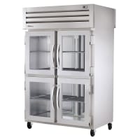 True STG2RPT-4HG-2S-HC 52 5/8" Two Section Pass Thru Refrigerator, (4) Glass Doors, (2) Solid Doors, Left/Right Hinge, 115v thumbnail 2