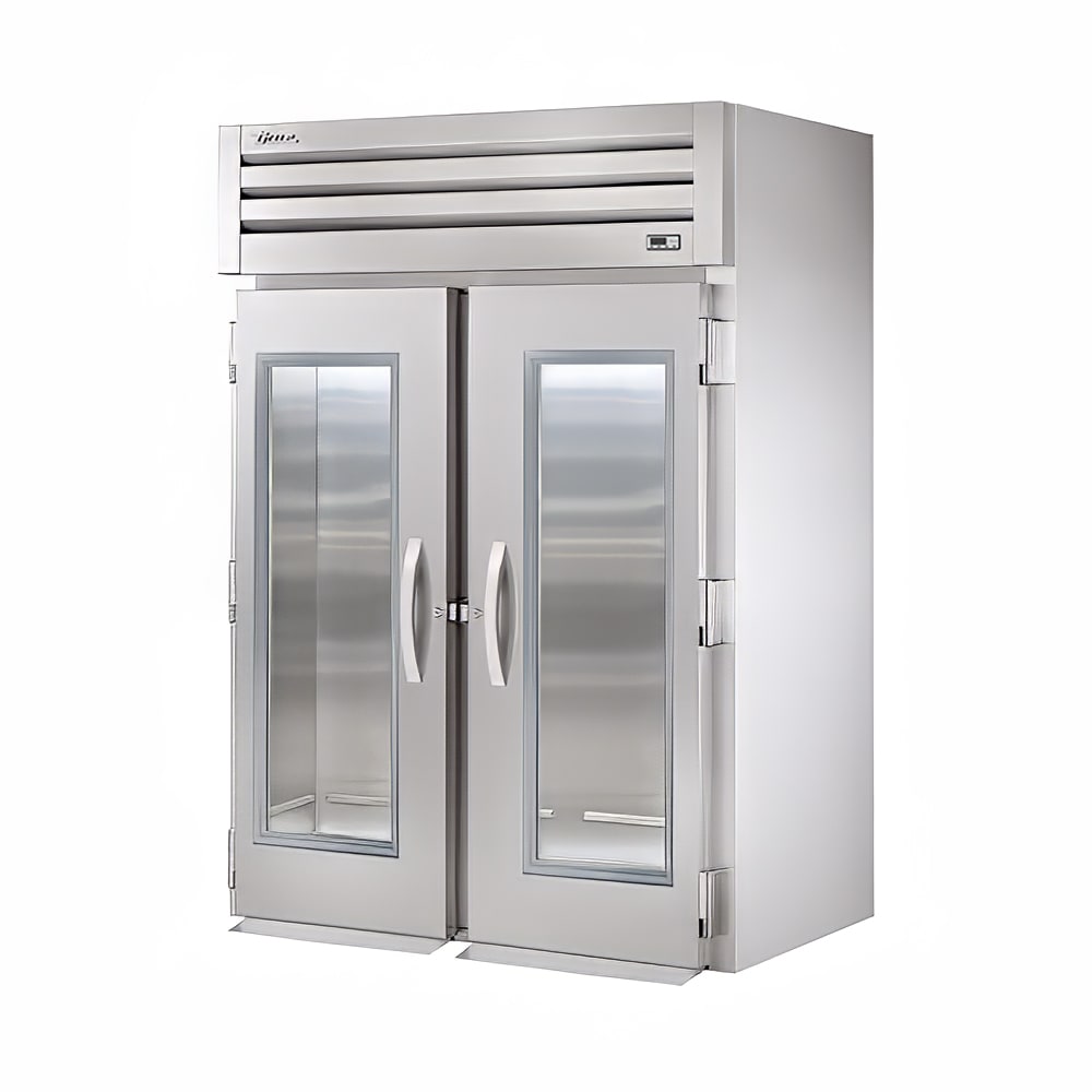True STG2RRI-2G-HC 68" Two Section Roll In Refrigerator, (2) Left/Right Hinge Glass Doors, 115v