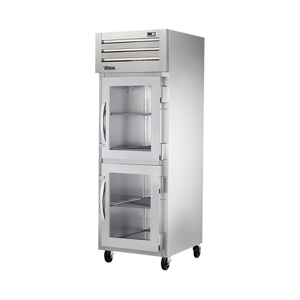 True STR1F-2HG-HC 27 1/2" SPEC SERIES® One Section Reach In Freezer, (2) Right Hinge Glass Doors, 115v