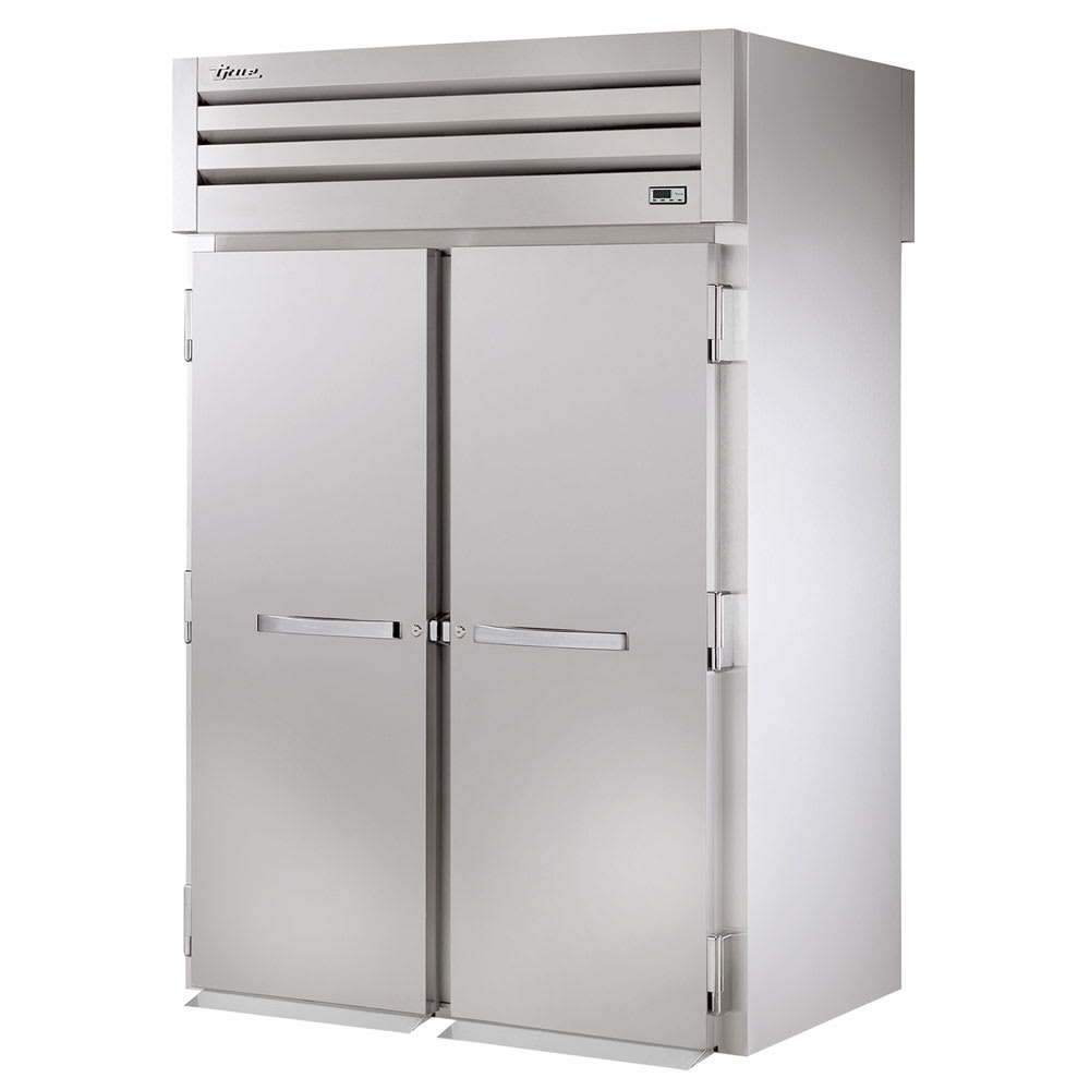 True STR2RRI89-2S-HC 68" Two Section Roll In Refrigerator, (2) Left/Right Hinge Solid Doors, 115v