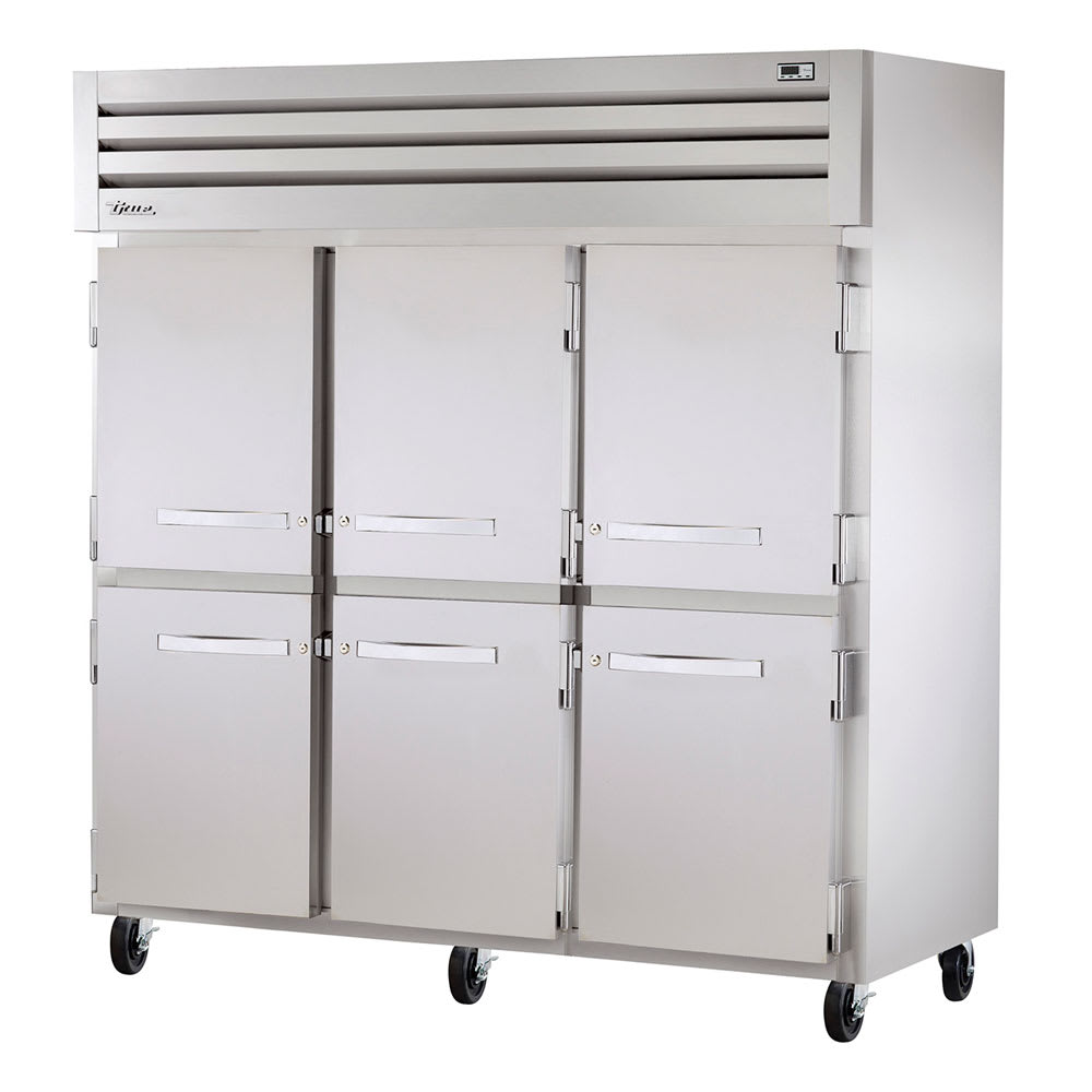 True STR3F-6HS-HC 78" SPEC SERIES® Three Section Reach In Freezer, (6) Left/Right Hinge Solid Doors, 208-230v