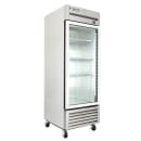 True T-23G-HC~FGD01 27" One Section Reach In Refrigerator, (1) Right Hinge Glass Door, 115v thumbnail 3