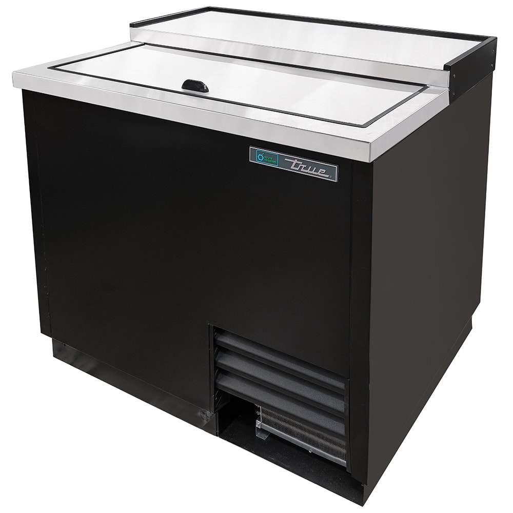 True T-36-GC-HC 1 Section Glass Chiller w/ 180 Mug Capacity, Black, 115v