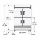 True T-49F-4-HC 54 1/8" T Series Two Section Reach In Freezer, (4) Left/Right Hinge Solid Doors, 115v thumbnail 2