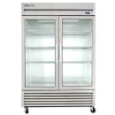 True T-49G-HC~FGD01 54" Two Section Reach In Refrigerator, (2) Left/Right Hinge Glass Doors, 115v thumbnail 2