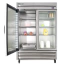 True T-49G-HC~FGD01 54" Two Section Reach In Refrigerator, (2) Left/Right Hinge Glass Doors, 115v thumbnail 8