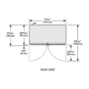 True T-49G-4-HC~FGD01 54 1/10" Two Section Reach In Refrigerator, (4) Left/Right Hinge Glass Doors, 115v thumbnail 3