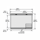 True T-50-GC-S-HC 2 Section Glass Chiller w/ 250 Mug Capacity, Stainless, 115v thumbnail 2