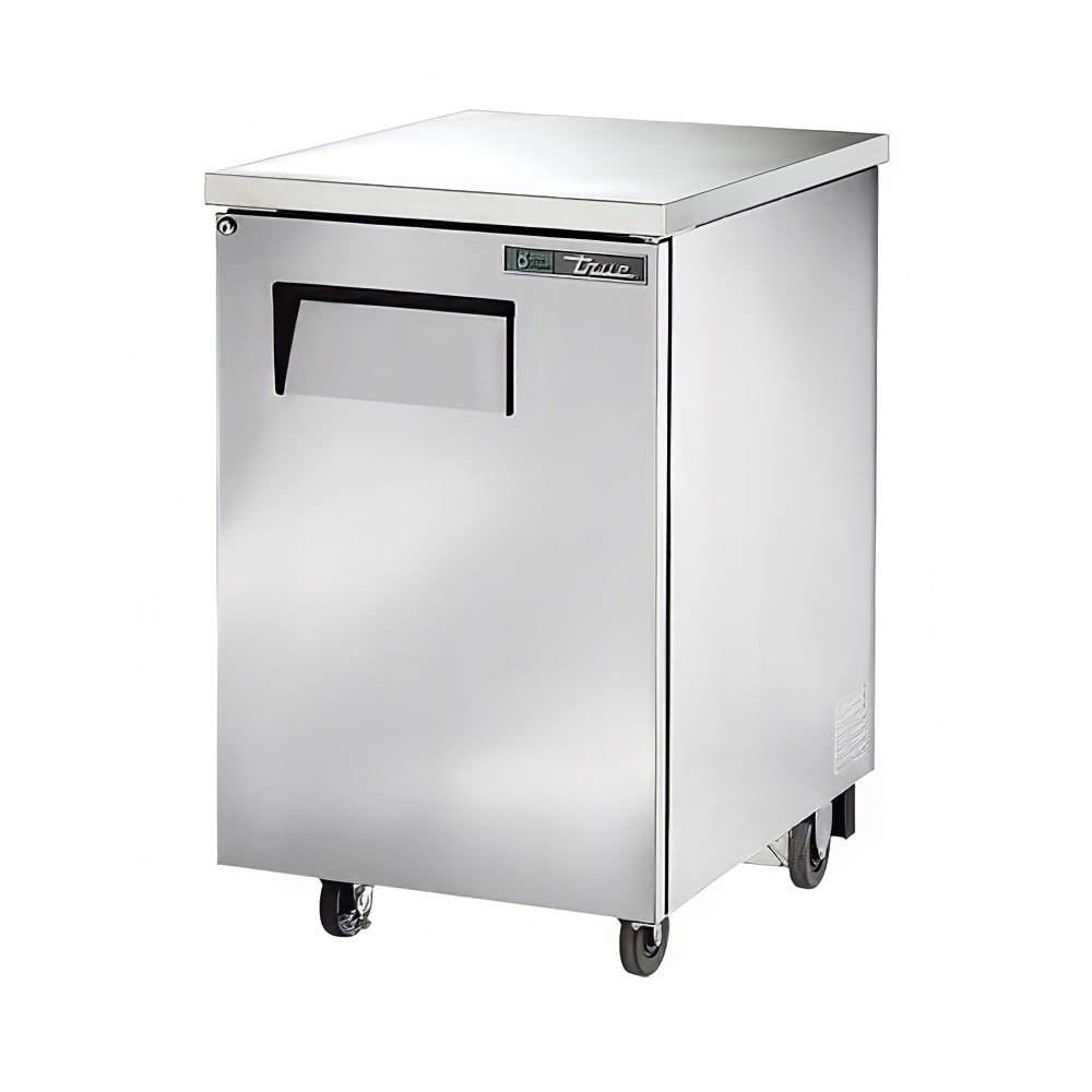 True TBB-1-S-HC 23 1/2" Bar Refrigerator - 1 Swinging Solid Door, Stainless, 115v