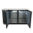 True TBB-2-HC 58 7/8" Bar Refrigerator - 2 Swinging Solid Doors, Black, 115v thumbnail 6