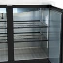 True TBB-2-HC 58 7/8" Bar Refrigerator - 2 Swinging Solid Doors, Black, 115v thumbnail 7