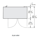 True TBB24-48-2S-Z1-SFT-B-1 48 1/8" Bar Refrigerator - 2 Swinging Solid Doors, Black, 115v thumbnail 3