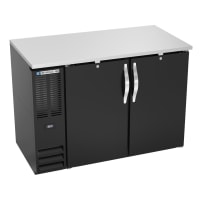 True TBB24-48-2S-Z1-SFT-B-1 48 1/8" Bar Refrigerator - 2 Swinging Solid Doors, Black, 115v thumbnail 5