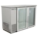 True TBB24-48-2G-Z1-SFT-S-1 48 1/8" Bar Refrigerator - 2 Swinging Glass Doors, Stainless, 115v thumbnail 3