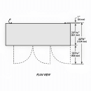 True TBB24-72-3S-Z1-SFT-B-1 72 1/8" Bar Refrigerator - 3 Swinging Solid Doors, Black, 115v thumbnail 3