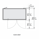 True TBB24-48-2S-Z1-BST-B-1 48 1/8" Bar Refrigerator - 2 Swinging Solid Doors, Black, 115v thumbnail 3