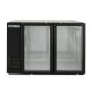 True TBB24-48-2G-Z1-BST-B-1 48 1/8" Bar Refrigerator - 2 Swinging Glass Doors, Black, 115v thumbnail 2