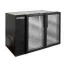 True TBB24-48-2G-Z1-BST-B-1 48 1/8" Bar Refrigerator - 2 Swinging Glass Doors, Black, 115v thumbnail 3