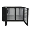 True TBB24-48-2G-Z1-BST-B-1 48 1/8" Bar Refrigerator - 2 Swinging Glass Doors, Black, 115v thumbnail 6