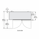 True TBB24-60-2G-Z1-BST-S-1 60 1/8" Bar Refrigerator - 2 Swinging Glass Doors, Stainless, 115v thumbnail 3