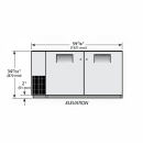 True TBB24-60-2S-Z1-BST-S-1 60 1/8" Bar Refrigerator - 2 Swinging Solid Doors, Stainless, 115v thumbnail 2