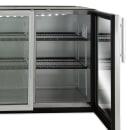 True TBB24-72-3G-Z1-BST-S-1 72 1/8" Bar Refrigerator - 3 Swinging Glass Doors, Stainless, 115v thumbnail 8