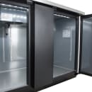 True TBB-3-HC 69" Bar Refrigerator - 2 Swinging Solid Doors, Black, 115v thumbnail 9