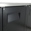 True TBB-4-HC 90 3/8" Bar Refrigerator - 3 Swinging Solid Doors, Black, 115v thumbnail 14