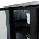 True TBB-4G-HC-LD 90 3/8" Bar Refrigerator - 3 Swinging Glass Doors, Black, 115v thumbnail 14