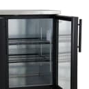 True TBB-4G-HC-LD 90 3/8" Bar Refrigerator - 3 Swinging Glass Doors, Black, 115v thumbnail 7