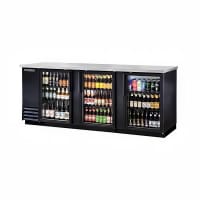 True TBB-4G-S-HC-LD 90" Bar Refrigerator - 3 Swinging Glass Doors, Stainless, 115v thumbnail 4