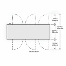 True TBB-4PT-HC 90 3/8" Bar Refrigerator - 3 Swinging Solid Doors, Black, 115v thumbnail 3
