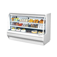 True TCGG-72-HC-LD 72-1/4" Full Service Deli Case w/ Curved Glass - (3) Levels, 115v thumbnail 2
