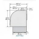 True TCGG-72-S-HC-LD 72-1/4" Full Service Deli Case w/ Curved Glass - (3) Levels, 115v thumbnail 3